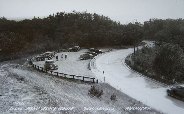 Muskegon State Park Blockhouse - Postcard (newer photo)